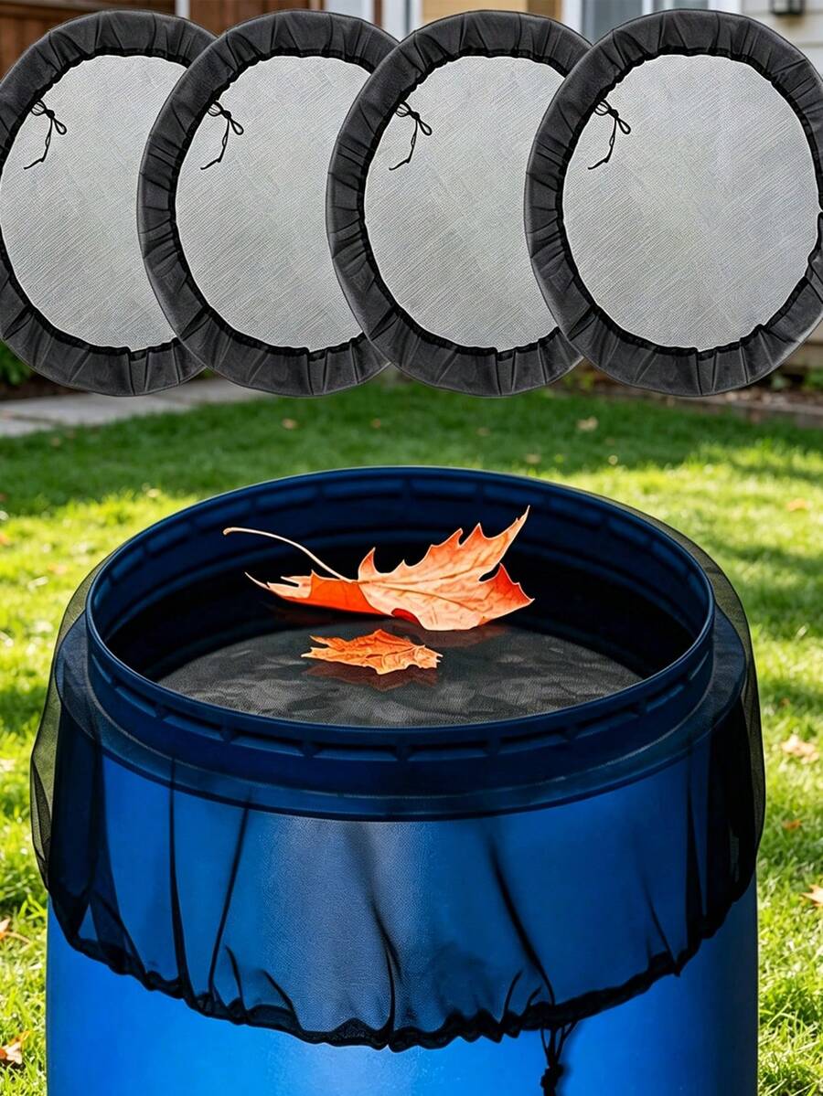 Outdoor Water Tank Leaf Protection Net, Water Tank Protective Filter Cover, Anti-Insect And Leaf Water Tank Protective Cover, Suitable For Protecting Outdoor Water Containers In Gardens And Lawns - Multicolor - View 1