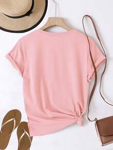 Women T-Shirts - [White] - View 9