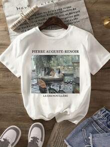 Women T-Shirts - [White] - View 6