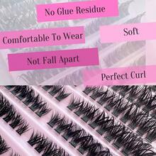 180 sợi mi giả D Curl tự làm, 80 sợi mi giả D Curl dạng chùm, mi giả D Curl 0.07mm 8-16mm hỗn hợp tự nhiên, mi giả dạng chùm siêu dày dài, mi giả uốn cong từng sợi, mi giả dài mảnh, mi giả hiệu ứng hoạt hình dài, phù hợp cho người mới bắt đầu sử dụng tại nhà. 200 sợi mi giả siêu dày, 200 sợi mi giả dạng chùm dung lượng lớn, mi giả dạng chùm, mi giả từng sợi, mi giả. - D - Xem 3
