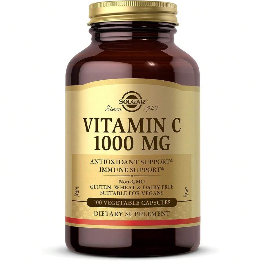 Solgar Vitamin C 1000mg, 100 Vegetable Capsules - 100 cái - Xem 1