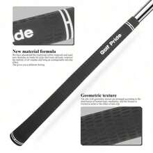 6pcs/Set PRIDE Tour VELVE Golf Club Grips, Rubber Golf Grip Standard/Mid/Oversize 60R, Anti-Slip - Black - View 5