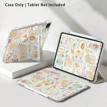 Funda protectora de cristal acrílico con soporte, con patrones de casas, osos, conejos, perros, cerezas, etc. Compatible con Samsung A9/A9+/S9/S9FE/A11/A11+/S11/S10 FE/S10 FE+/S10 Lite, A16 2025, Air 11/13, M3 2025, Mini 7 A17, Pro 2024, Air 11/13, M2 2024, Pro 11/13, M4 2024, Pro 12.9, 7/8/9 Gen, 10.2, 10 Gen, 10.9, Air 4/5/6/7/8, 10.9, Pro 11, 4/5/6 Gen, Mini 6, Se 11, Honor, Matepad Se 11 - Multicolor - Ver 8