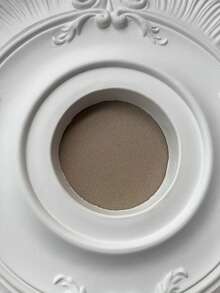 PU Ceiling Medallion Decorative, Lighting Ceiling Medallion Ring For Light Fixtures And Ceiling Fans,White - A - View 3