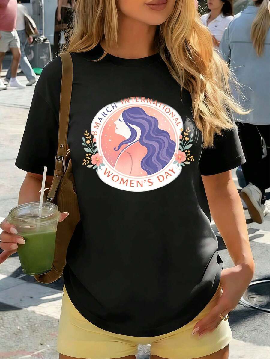 Women T-Shirts - Black - View 1