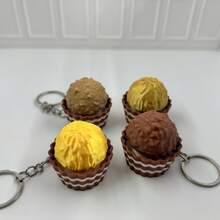 Đồ chơi hình sô cô la in 3D chân thực, móc khóa giảm căng thẳng & lo âu, phụ kiện treo ba lô, vật trang trí mini, đạo cụ trưng bày siêu thị & cửa hàng tiện lợi, trang trí bàn làm việc, trang trí bảng điều khiển ô tô, quà tặng tiệc & lễ hội - Nhiều màu - Xem 7