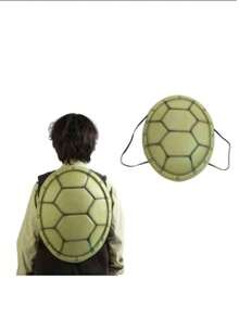 1pc Turtle Shell Costume, Teen TurtleShell Backpack, Wearable Turtle Shell ForCosplay, Party Outfit - Multicolor - View 7