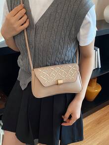 2026 New Minimalist Versatile Baguette Crossbody Bag, Shoulder Bag, Underarm Bag For Women, Highly Attractive - Khaki - View 7