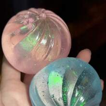 Slumpmässig färg 1st stresslindrande magiskt verktyg, dekompressionskristall, vattenfyllda bullar, klämkul, realistisk skämtleksak, dumplings, stresslindring - Flerfärgad - Visa 7