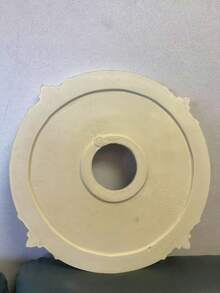 PU Ceiling Medallion Decorative, Lighting Ceiling Medallion Ring For Light Fixtures And Ceiling Fans,White - A - View 8