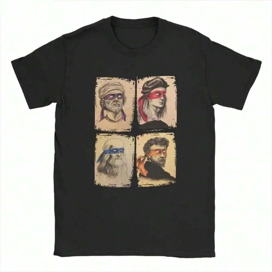 Camiseta De Manga Corta Para Hombre De Science Mutan - Negro - Ver 1