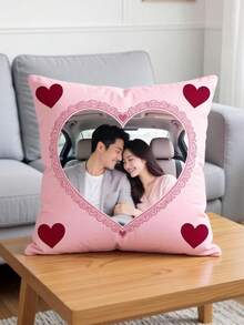 1 Personalized And Fun Couple Wedding Photo Art Photo Pillowcase (Not Included - Customized Double-Sided Printed Photos - Multicolor - View 6