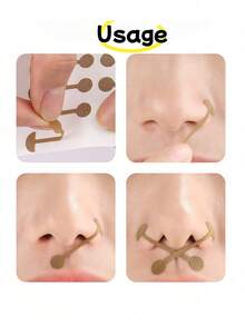 Invisible Nose Beauty Lifting Patch, The Ultimate Secret To Perfect Nose Contour, Soft & Elastic Patch, Instant Shaping & Lifting, Transparent Makeup For Daily Use, Cosplay, Photography & Video Shooting, Low Allergy & Easy Removal, Painless Nose & Nostril Modification - Thin style - View 6