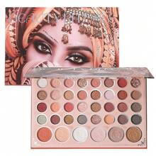 Julystar 38-Color Neutral Eyeshadow Palette With Mirror | Highly Pigmented Matte Shimmer Metallic Finishes, Warm Brown Nude Shades, Professional Makeup Artist Kit, Travel-Friendly All-In-One Cosmetic Set, Gift For Beginners & Pros - Multicolor - View 11