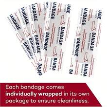 10/201pcs Can Be Used In All Seasons, And Is Suitable For All Ages, Elastic Fabric Bandages, Boxed, Individually Packaged, Skin Color Adhesive Bandages, Suitable For First-Aid Wound Care, Suitable For Cuts, Bruises And Blisters, And Value-For-Money Suits. - Xem 4