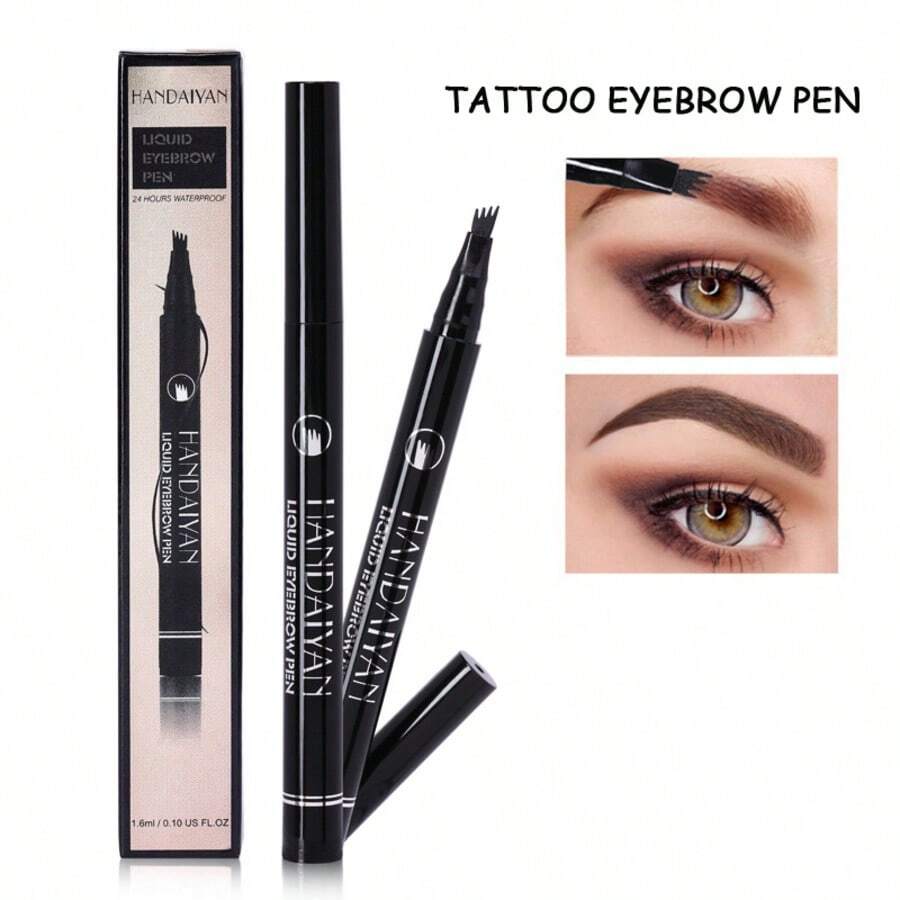 1pc Eyebrow Pencil, Easy To Apply And Operate, Suitable For Daily Makeup Use - A - View 1