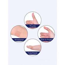 1 Roll Anti-Friction Heel Protector, Silicone Gel Toe Pads For High Heels, Invisible Shoe Friction Tape For Ankles And Toes, Shoes Accessories For Women Men - 香檳色 - 查看 6