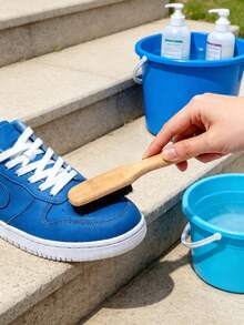 1 Bàn chải giày bằng gỗ lông mềm, Bàn chải giày, Bàn chải chà quần áo bằng nhựa, Dụng cụ vệ sinh nhà cửa, Bàn chải chậu rửa đa năng, Bàn chải giày, Bàn chải quần áo, Bàn chải làm sạch, Bàn chải lông cứng, Vật dụng gia đình cơ bản, Thích hợp cho giày thể thao và quần áo, Con lăn và bàn chải loại bỏ xơ vải/Quà tặng Ngày của Mẹ/Phụ kiện phòng giặt, Đồ dùng thiết yếu cho phòng ký túc xá sinh viên. - Nhiều màu - Xem 5