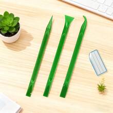 9 PCS Plastic Scraper Non-Scratch Sticker Remover Tools Car Crevice Cleaning Multi-Use Thumb Paint Scrappers Tight Spaces Crevices, Kitchen Removing Food, Stickers, Paint, Grease - Default - View 7