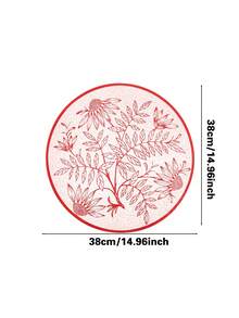 1/4/6pcs Spring & Summer Daisy, PVC Gold Foil Coasters & Cup Mats, Suitable For Home Dining Table Decor, Tea Cup Heat Insulation Pads, Protect Tabletop, Home Kitchen Tea House Coasters, Minimalist Style Coasters, Wedding Party Coasters - Multicolor - View 7