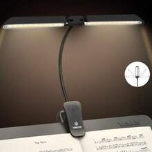 Vekkia - Lámpara de pie de música recargable con 64 luces LED plegable con clip profesional portátil 5 brillos x 3 temperaturas de color perfecta para piano de cola lectura de libros. MST64 - como en la imagen - Ver 8