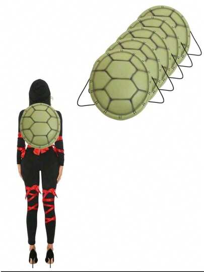 1pc Turtle Shell Costume, Teen TurtleShell Backpack, Wearable Turtle Shell ForCosplay, Party Outfit