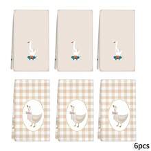 Bộ 2/4 khăn lau bát đĩa in hình vịt, chất liệu microfiber siêu thấm hút, khăn lau bếp hiện đại, khăn lau chén bát, khăn mềm mại và thấm hút cao, trang trí nhà bếp, quà tặng cho hàng xóm, mẹ, sinh nhật, tân gia cho bạn bè, đồ dùng nhà bếp thiết yếu, nhu yếu phẩm hàng ngày. - Nhiều màu - Xem 13
