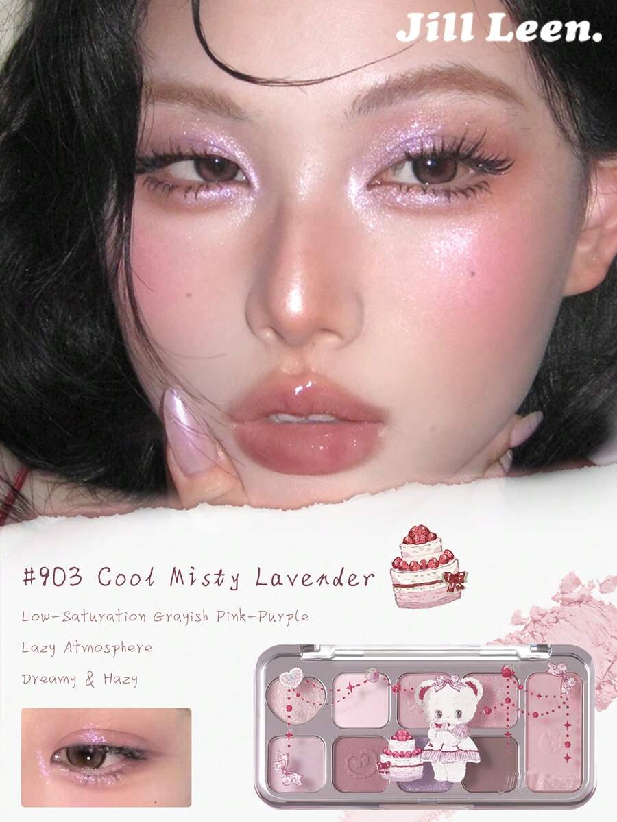 jill leen 9-Color Eyeshadow Palette, Suitable For Daily Makeup, Great Gift For Girlfriend - 903 - View 1