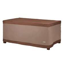 Duck Covers Ultimate - Cubierta Rectangular para Mesa de Patio 72 Pulgadas Resistente al Agua - Capuchino de moca - Ver 9