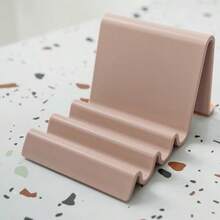 1pc Foldable & Adjustable Phone/Tablet Stand, Minimalist Portable Desktop Holder, Universal Slim Support Suitable For Gamers & Daily Entertainment - one-size - View 9
