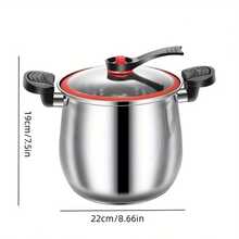Stainless Steel Household Micro-Pressure Cooker, Sealed Rapid Micro-Pressure Cooking Pot, Non-Stick Soup Pot, Multi-Function Large Capacity Stew Pot, Braising Pot - View 7