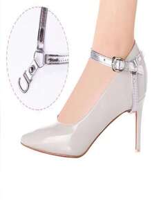 2pcs/Set Adjustable Shoe Laces For High Heels, Removable Anti-Lost Shoelaces For Women, Fashion DIY Flexible Detachable Shoelace Accessories - 7 Colors - View 8