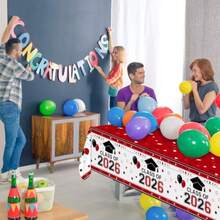 Party Tablecloth - Red - View 7