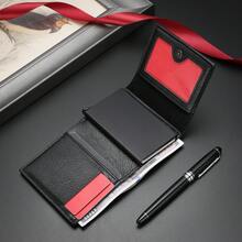CARRKEN New Style Men's Vintage Wallet, Fashionable Tri-Fold Multi-Function Card & Cash Holder, Youth Versatile Multi-Card Slots Wallet, Great Gift For Men Formal/Business Formal Valentine's Day Ideas - Various - View 6
