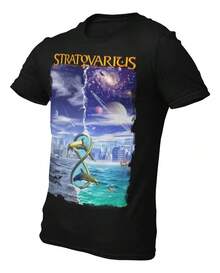 Playera Camiseta Stratovarius Infinite - Negro - Ver 1