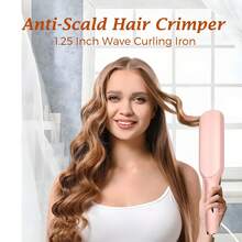 36mm Ceramic Coated Curling Iron, Adjustable Temperature, Create French Curls And Waves, Christmas Gift, New Year Gift, Volumizing French Wave Styler, Gift For Her, Mother's Day Gift - EU C Type Plug(220-240V) - View 11
