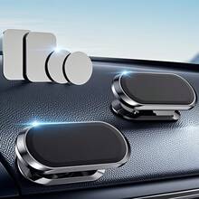 Upgraded Magnetic Car Phone Holder, 360° Rotatable Strong Magnet Mount, Universal Magnetic Cell Phone Stand Compatible With All Smartphones - Black + 2 Magnetic Patches - View 12