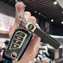 Custodia per portachiavi con portachiavi, adatta per Fortuner, Tundra, Camry, RAV4, Highlander Smart Key - A - Visualizzare 11