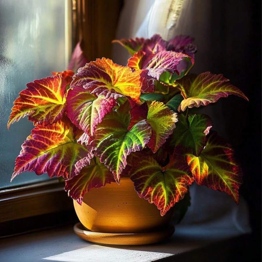 190 Semillas de Césped Morado Colorido con Hojas Brillantes, Ideales para Jardines Interiores y Exteriores, Fáciles de Sembrar y una Gran Opción para Plantas Originales - 190 - Ver 1