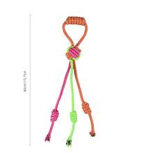 1pc Carrot Shaped Durable Chew Rope Toy For Dogs, Pet Interactive Toy And Dental Care, Cute Design, Made Of Polyester Fiber, Carrot Shaped With Knotted Structure And Tassel Ends, Anti-Bite And Teeth Cleaning Function, Suitable For Small/Medium Dogs, Cute And Durable, Ideal For Puppy Owners, Pet Gift - Multicolor - View 9