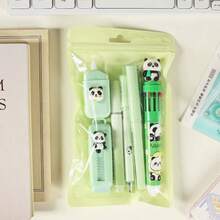 1 Set de 6 Piezas Juego de Papelería Portátil, Herramientas de Escritura Resistentes y Compactas, Ligeras para Estudiantes y Personal de Oficina, Excelentes Suministros Diarios y Regalos de Vacaciones - juego de papelería - Ver 8