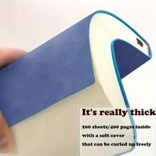 A5 Left-Handed Sheep Leather Notebook, 360 Pages Of High-Quality Eye-Friendly Paper, A5 Inner Paper, Simple, Portable, Waterproof, Suitable For School And Office - Multicolor - View 4