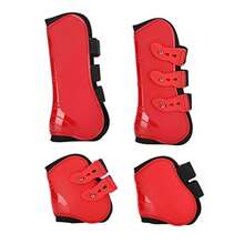 Vendas Elásticas para Caballos Protectores Patas Juego para Entrenamiento Ecuestre Saltos Cabalgata Ajustables Talla L - como en la imagen - Ver 9