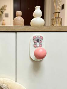 3 móc treo tường hình gấu Koala dễ thương, giá treo sáng tạo phù hợp cho lối vào. - Xem 5