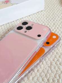 CteGlodrix Luxury Hard Phone Case, Compatible With IPhone 17 Pro Max, Air 13, 15, 14, 16 And Pro Max, Instant Fit - With Lens Protection, Matte Silicone Material, Transparent Outer Shell, Phone Case - Silver - View 6