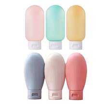 Mekupeu 7 Pack Portable Small Travel Squeeze Kit Reusable Cosmetic Container Lotion Pump Spray Flip Cap Bottle Jar Cream Bottles Travel Separate Bottles - One Size - View 12