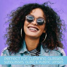 100Pcs Disposable Lens Cleaning Wet Wipes, Individually Packaged Anti-Fog Cleaner Wipes For Eyeglasses Sunglasses Camera Phone Screen - 100 cái (Gói 1) - Xem 6