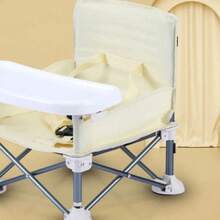 Portable Folding Multipurpose High Chair For Baby - Beige - View 4