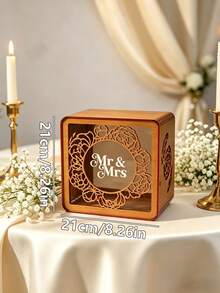 Hộp đựng thiệp cưới bằng gỗ cá nhân hóa, hộp đựng phong bì cưới cá nhân hóa, hộp thư cưới cá nhân hóa, hộp đựng thiệp và quà cưới có lỗ giao hàng, hộp đựng thiệp cưới cá nhân hóa, thêm những yếu tố độc đáo và ý nghĩa cho lễ cưới của bạn. - màu đen - Xem 13