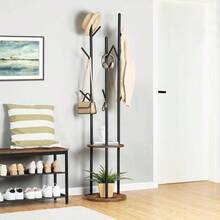 Coat Stands - Rustic Brown + Black - View 4